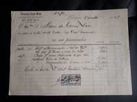 Documento / Manuscrito  Selado , ano 1907