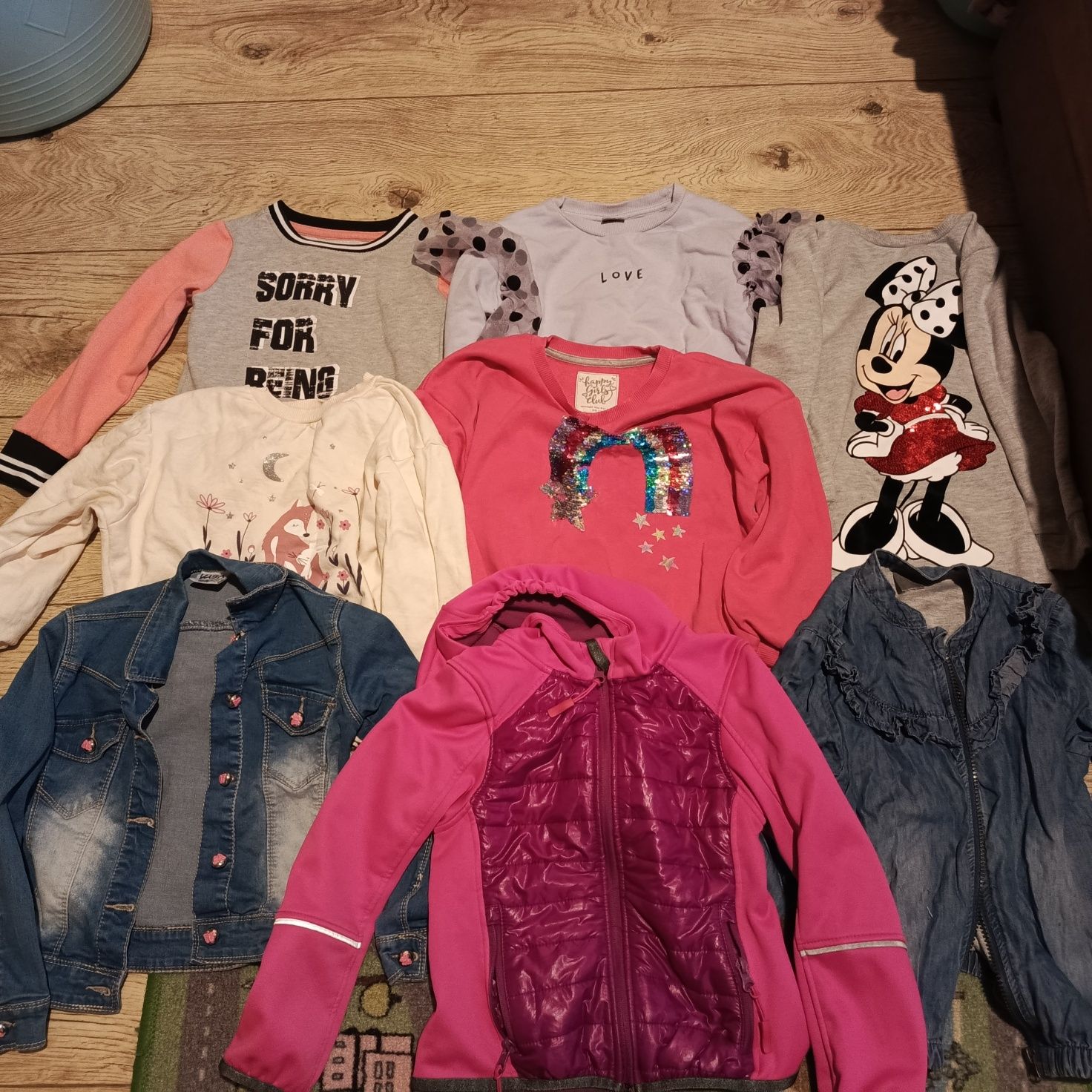 Bluzy 116 dla dziewczynki