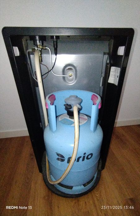Aquecedor a gás com botija e redutor