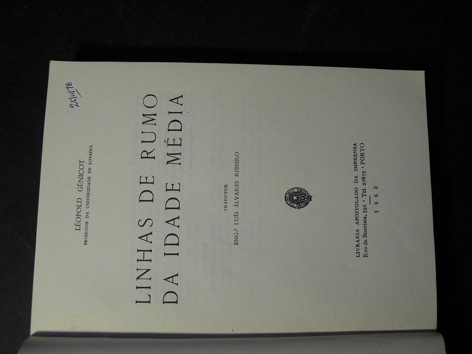 Génicot (Léopold);Linhas de Rumo da Idade Média