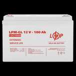 Гелева (GEL) акумуляторна батарея LPM-GL 12V - 100 AH