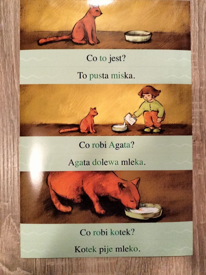 Historyjki obrazkowo - zdaniowe z pytaniami