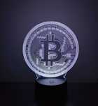 Nowa Lampka RGB z Motywem Bitcoina