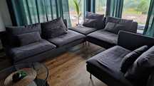 SÖDERHAMN Sofa modułowa, 1xsekcja narożna, 1xsofa 3 osobowa, 2x fotel