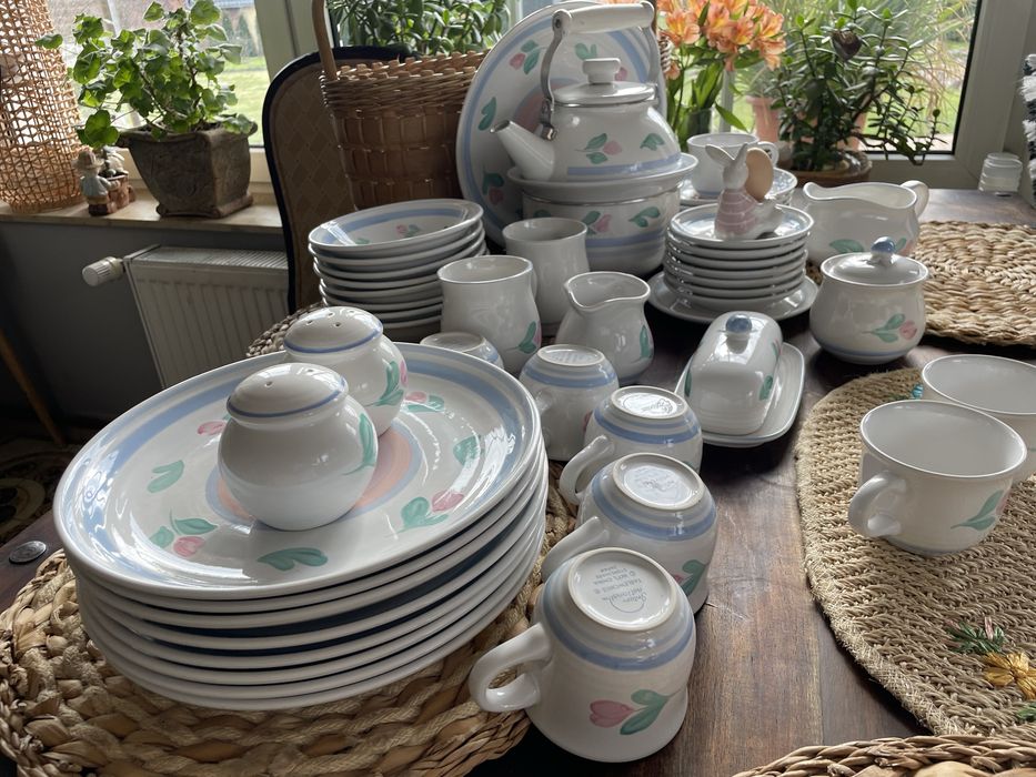 Piękny serwis obiadowy  Japoński