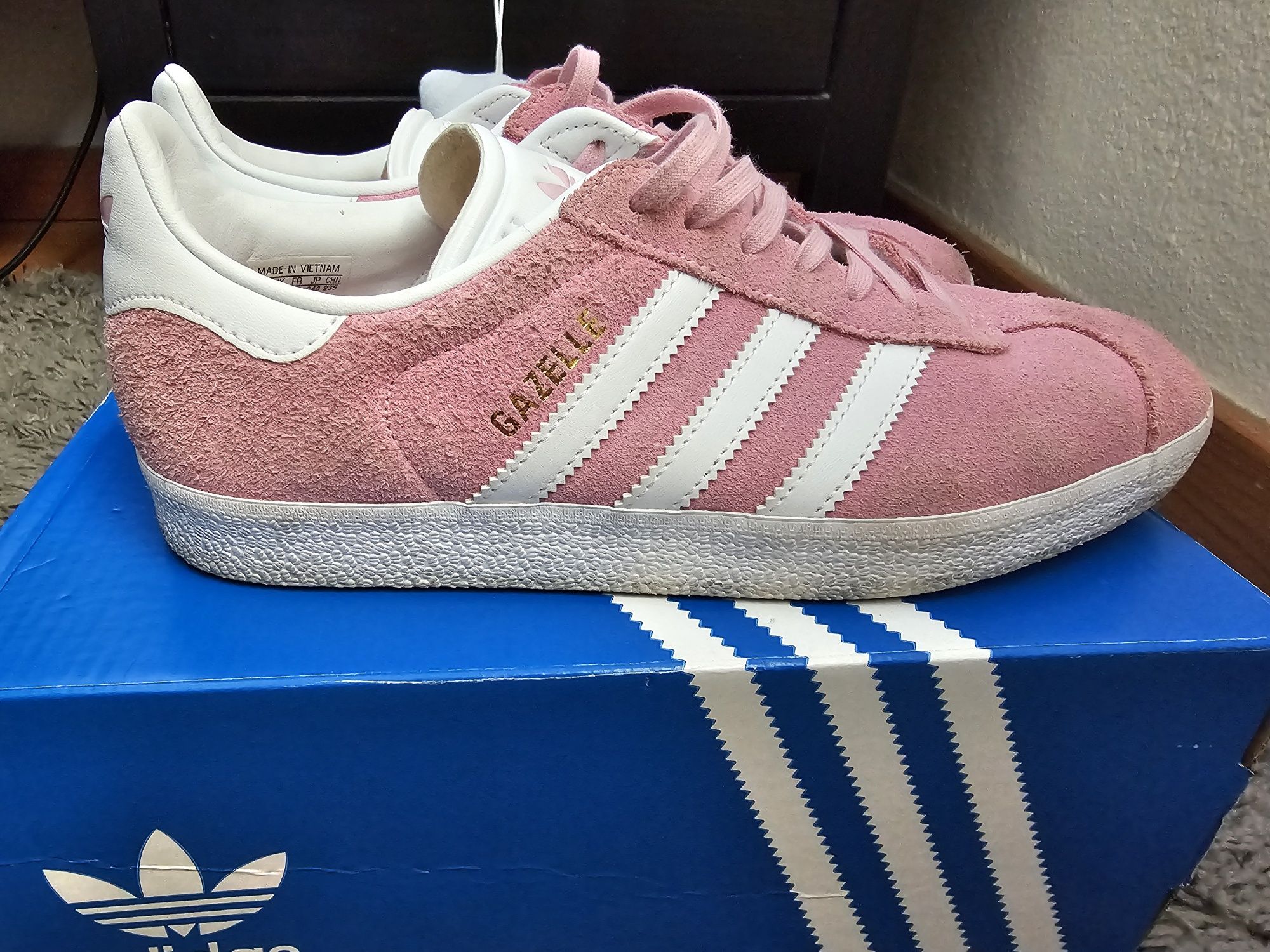 Ténis Gazelle Rosa