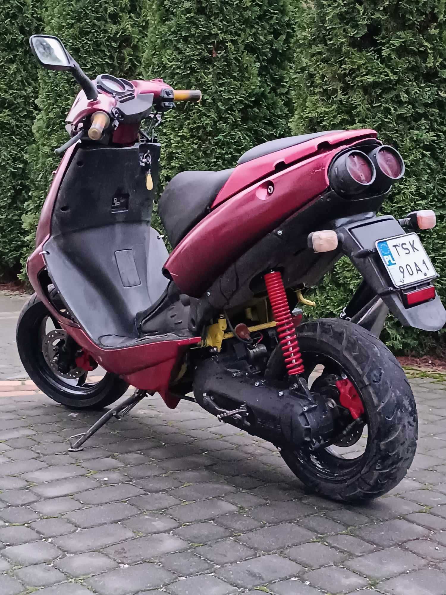 Skuter aprilia sr 50 po generalnym remoncie silnika