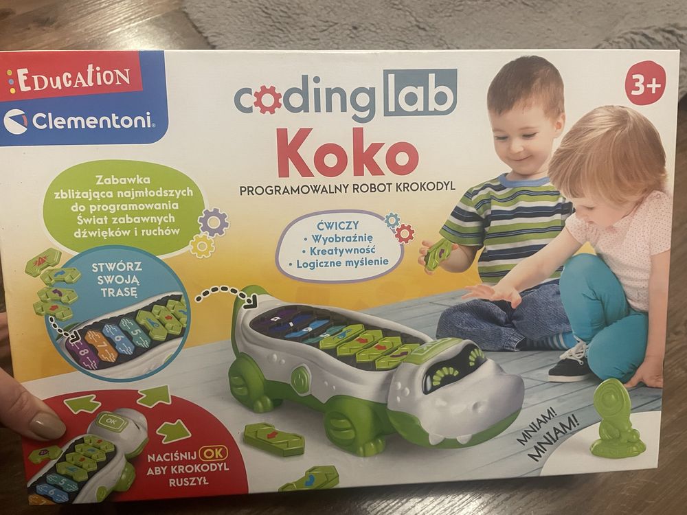 Koko programowalny robot krokodyl Clementoni jak nowy