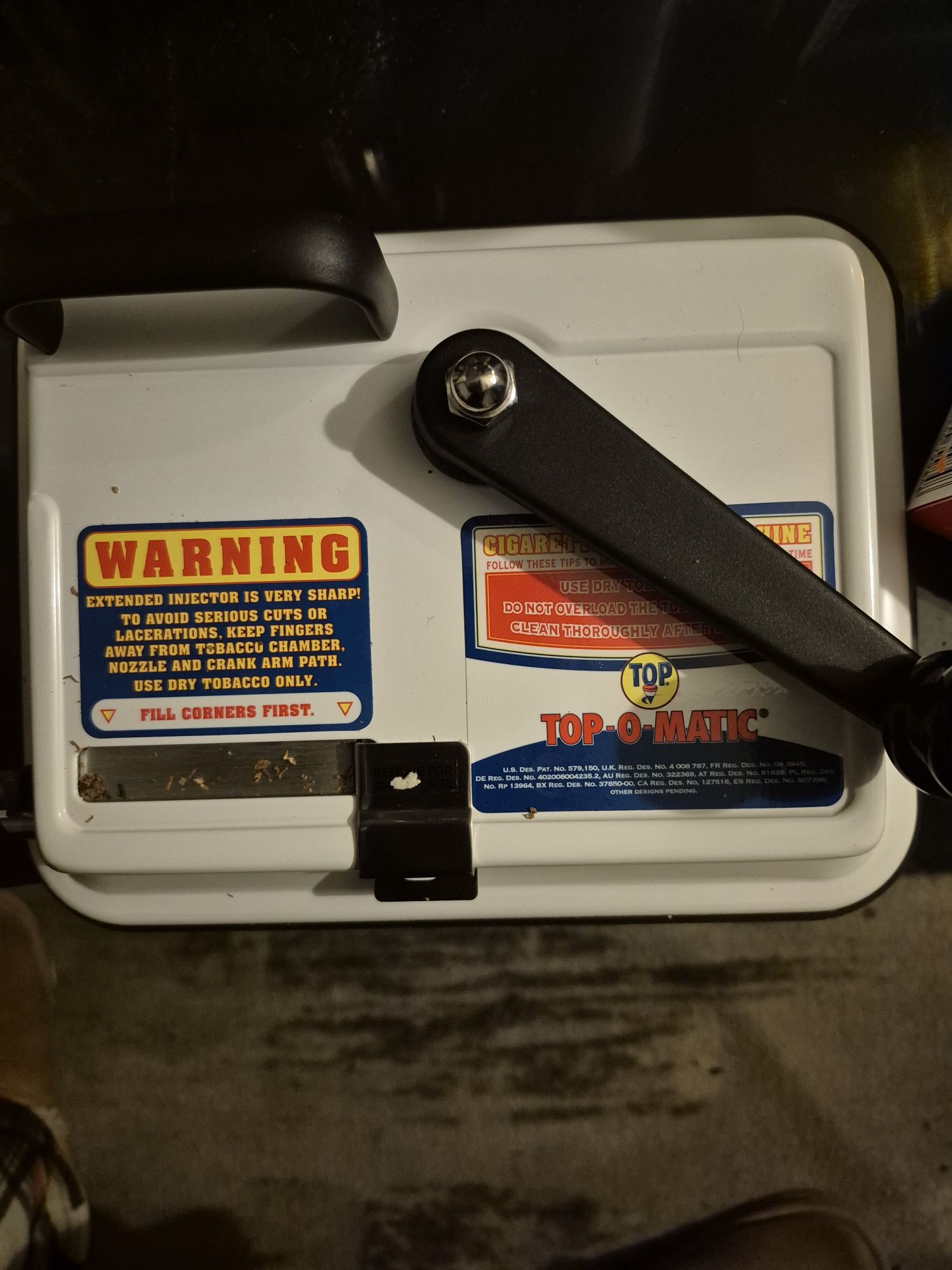 Máquina de fazer cigarros