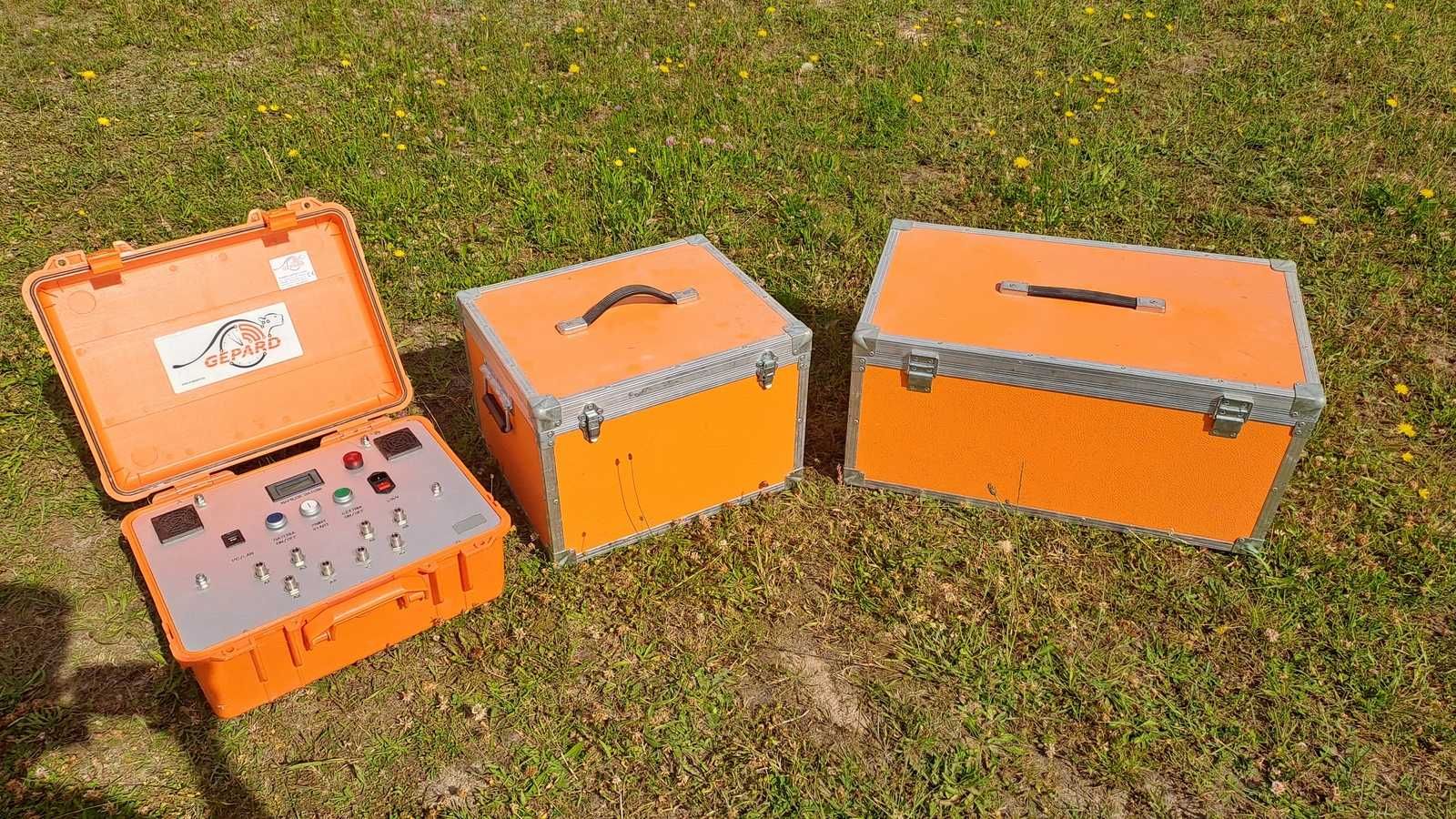 Gepard - system do pomiaru czasu w sporcie. 4 anteny, dekoder, mata