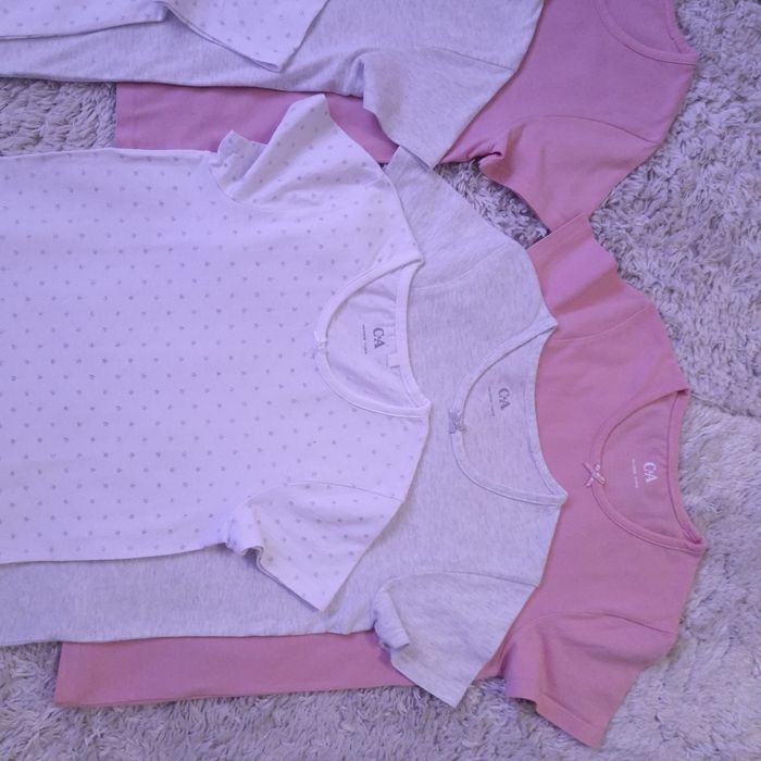 Zestaw podkoszulek c&a r.146-152 jak nowe