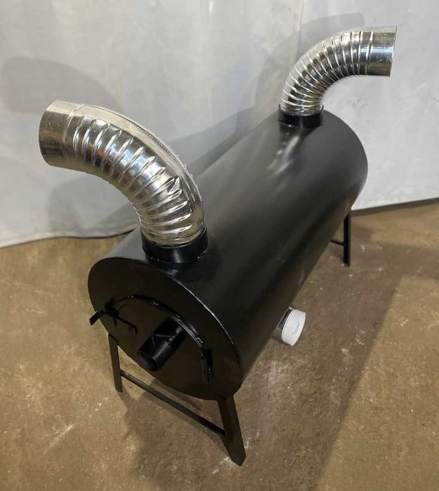 • ОБДУВ! 5мм! 295м3! • ККД 90%! Буржуйка Булерьян Булер'ян Печь Піч