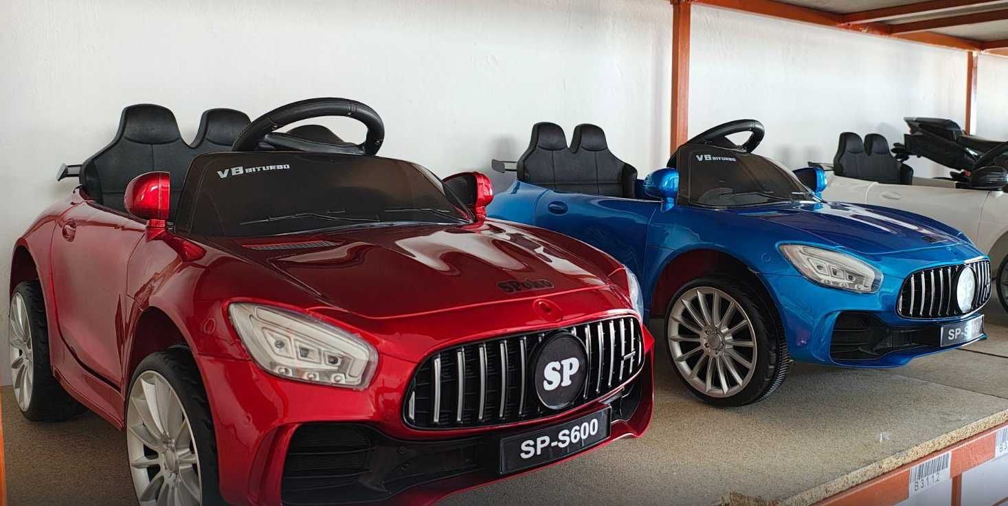 Новый!Детский электромобиль SPOKO SP-S600 Белый, синий, красный.Пульт!