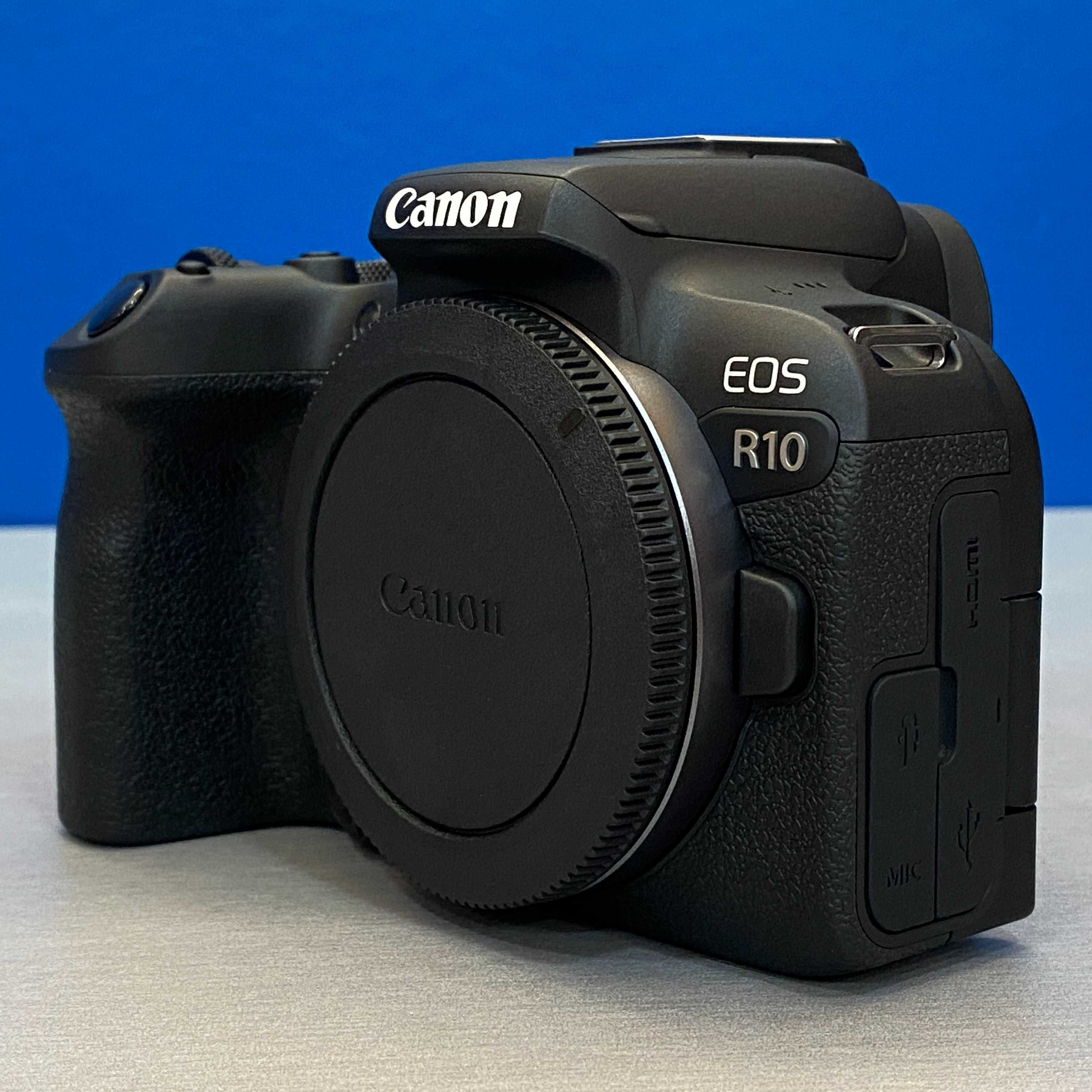 Canon EOS R10 (Corpo) - 24.2MP - 3 ANOS DE GARANTIA