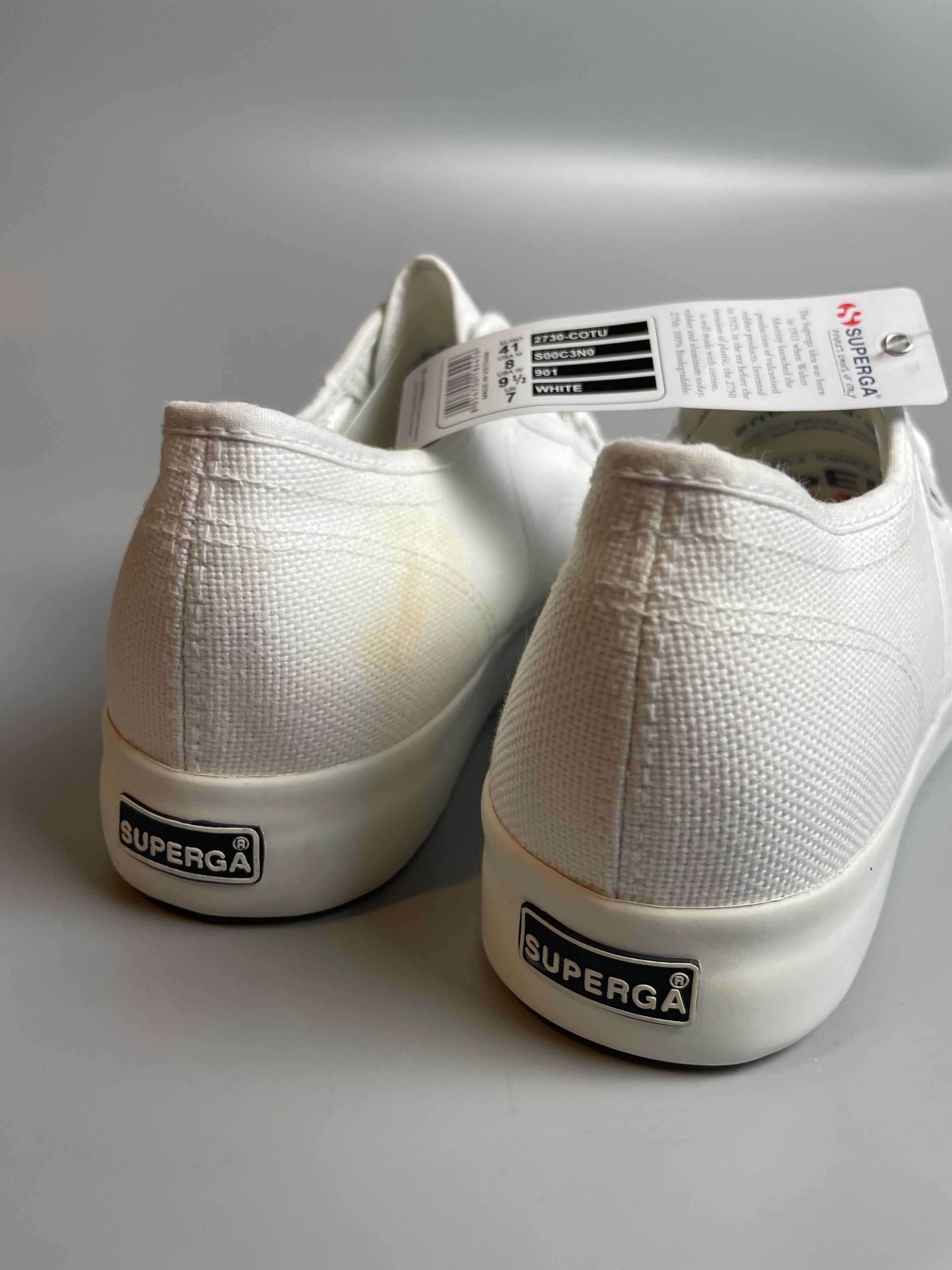 Superga Tenisówki 2730 białe trampki niskie rozm. 41 [B67] sneakersy