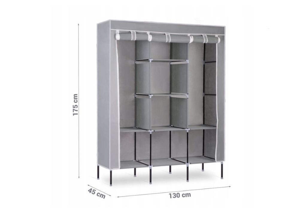 Szafa materiałowa. Tekstylna