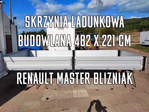 SKRZYNIA ŁADUNKOWA Budowlana 482x221 zabudowa paka