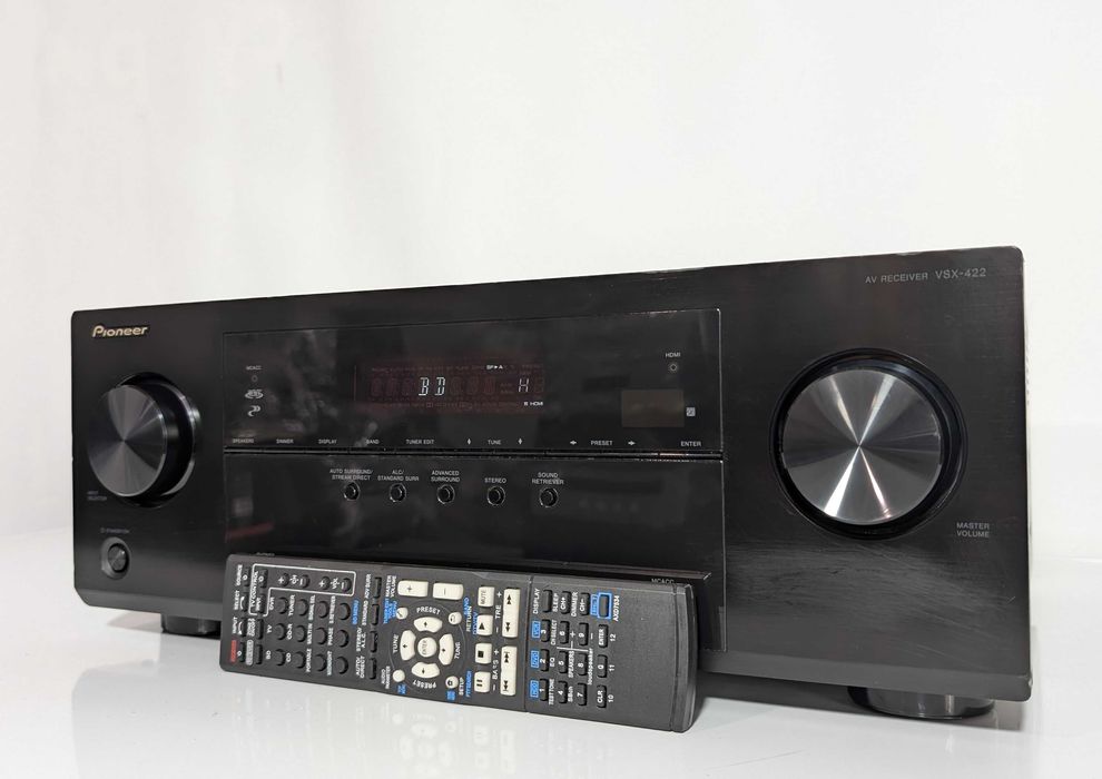 5.1 Ресивер Pioneer VSX-422, має 130 Вт/канал/Пульт/HDMI/ARC/ЦАП/3D