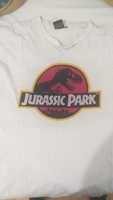 Camisa/T-Shirt branca Jurassic Park (XL)