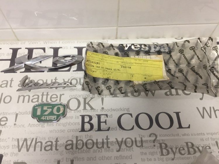 kit de simbolos vespa - X9 * varios* novos e originais