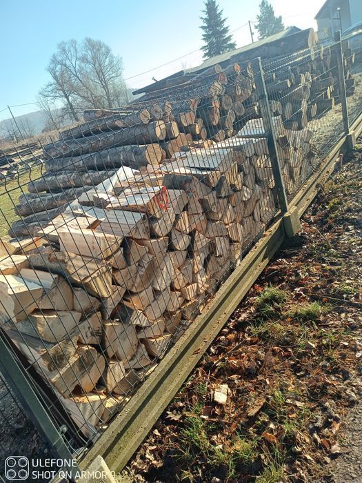 Drewno kominkowe buk dąb opalowe twarde lisciaste