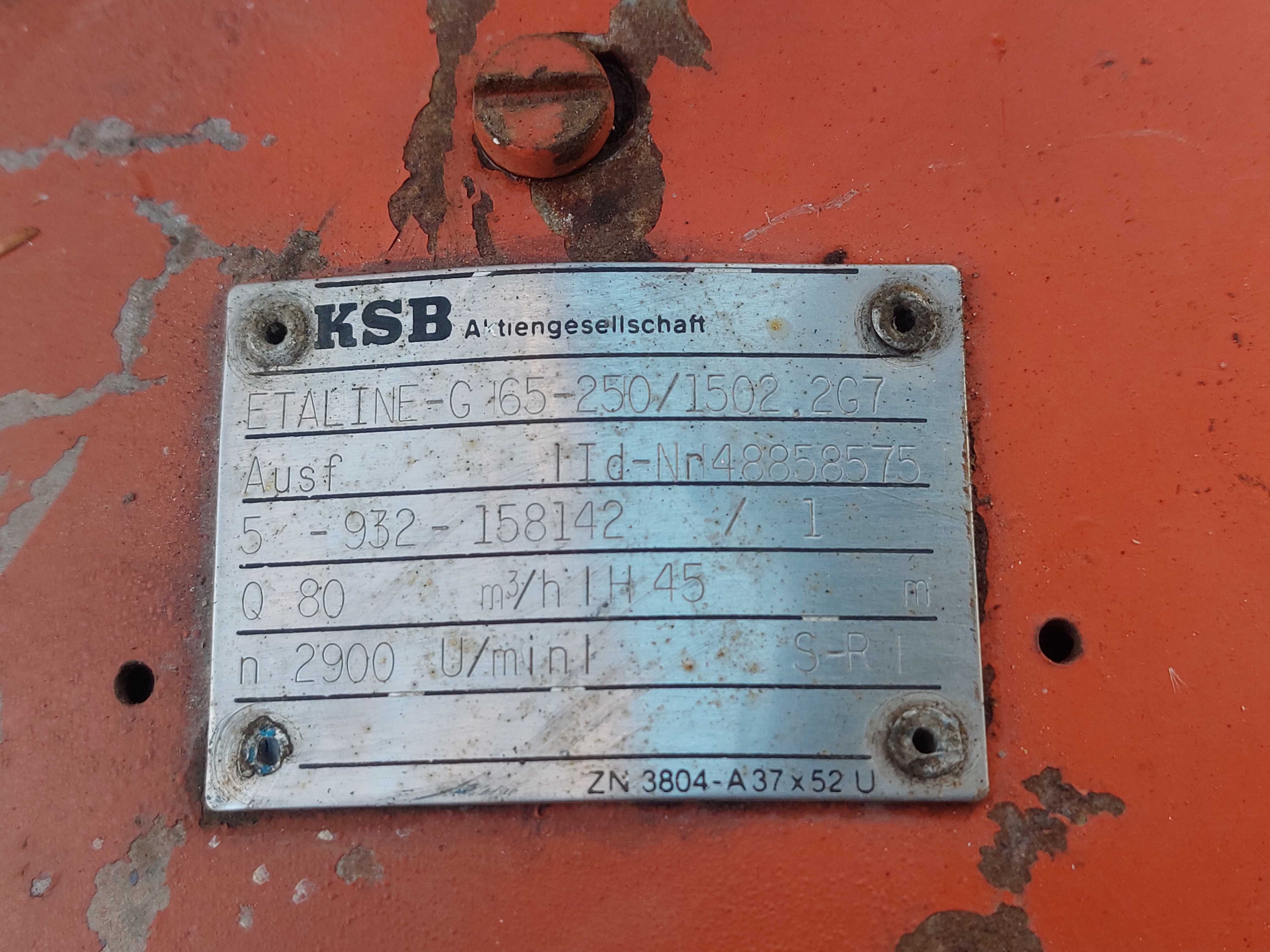 Pompa do wiercenia studni głębinowych, wydajność 80 m3/h