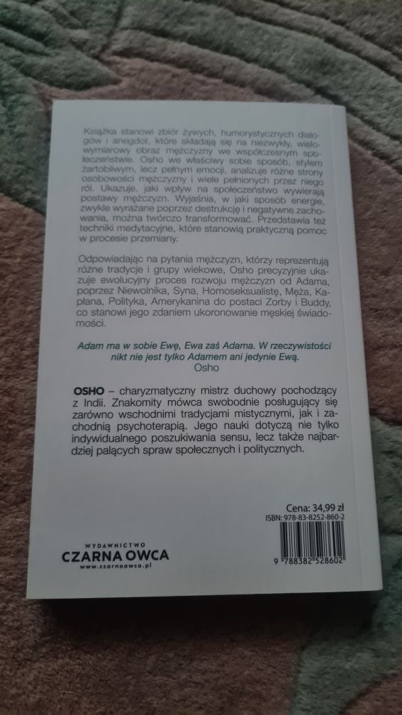 Osho Księga mężczyzn. Kryzys męskości -NOWA