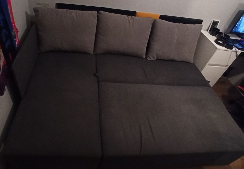 Narożnik, sofa z funkcją spania 140*200