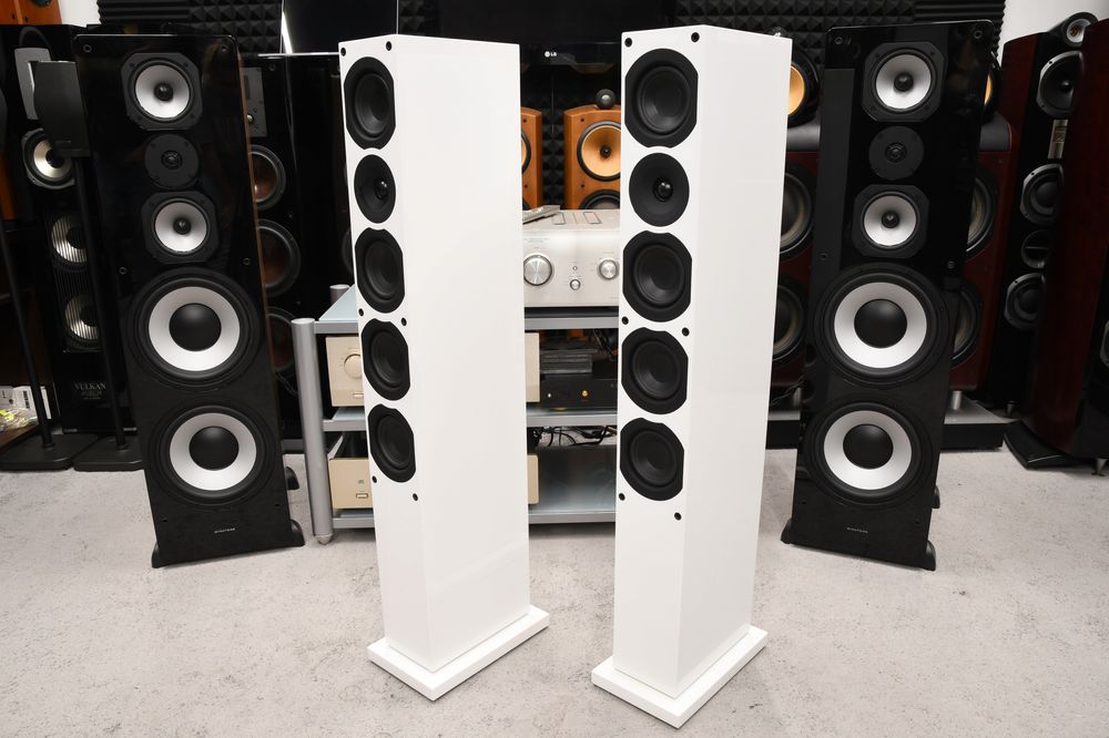 Kolumny Głośnikowe podłogowe stereo System Audio SA Saxo 50 białe