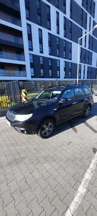 Subaru Forester Zadbany, 2010 Automat (4x4), Czarny, Szyberdach, Hak, LPG