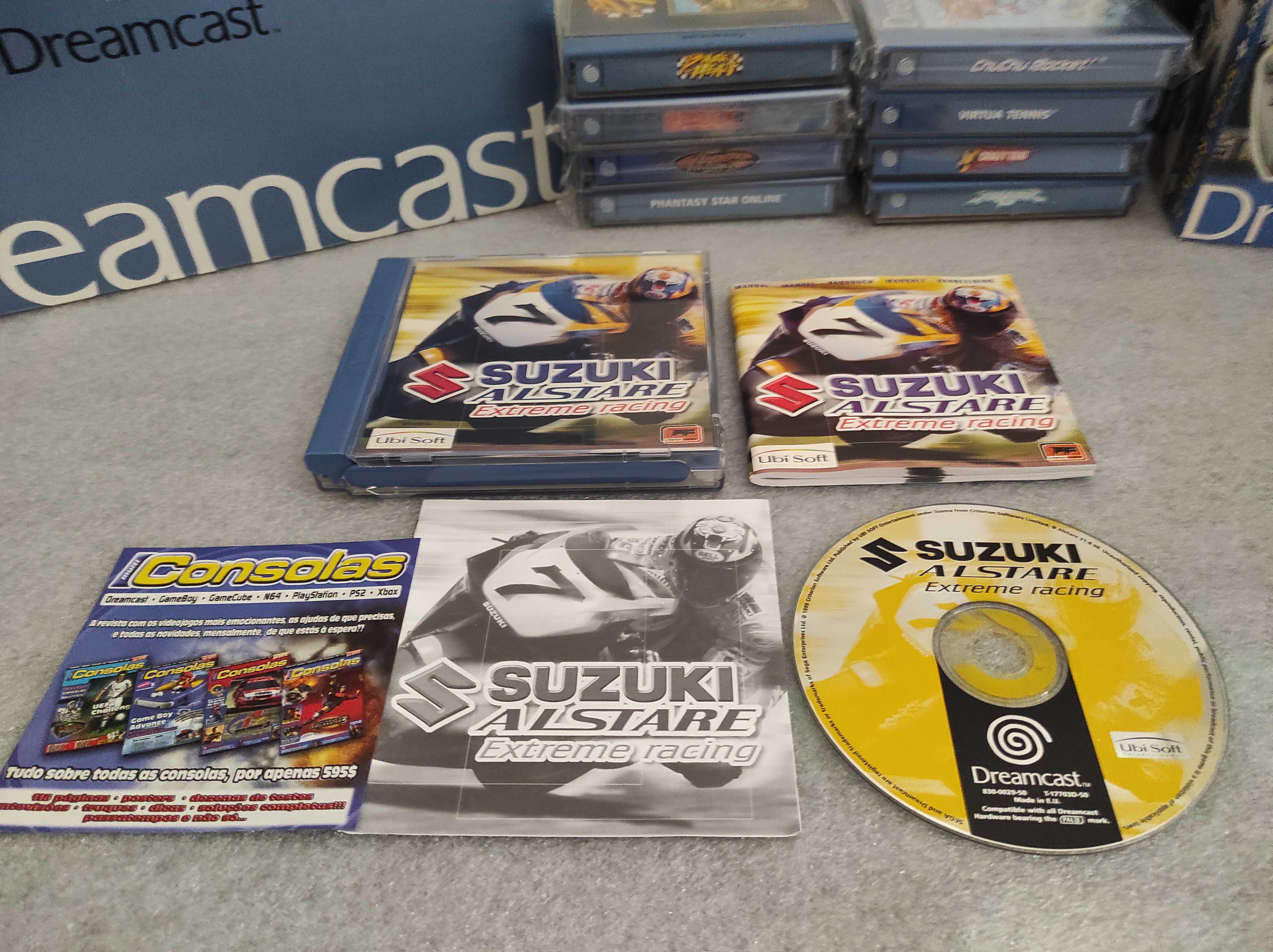 SEGA Dreamcast Lote Jogos Sonic Adventure Virtua Tennis Soul Calibur