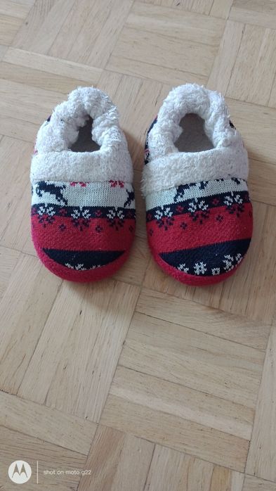 Kapcie świąteczne dla dzieci rozm. 25