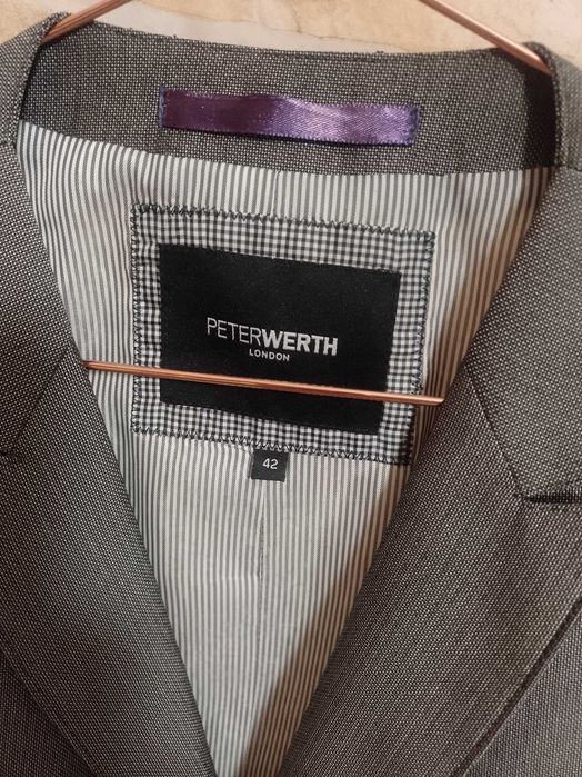 (M) Peter Werth London) Ekskluzywna kamizelka garniturowa z Londynu