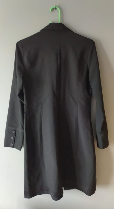 Czarna rozpinana tunika/sukienka