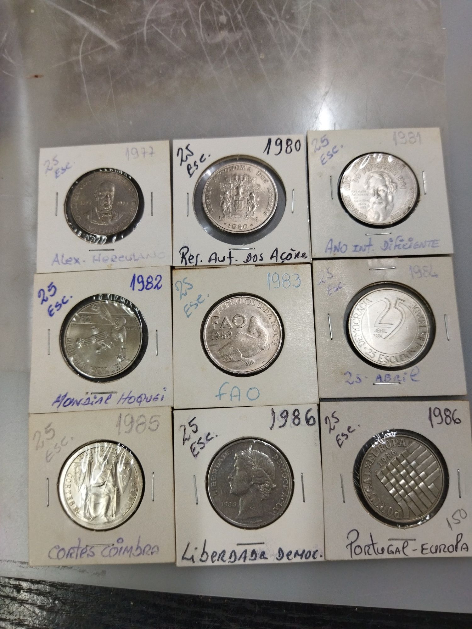 Moedas  antigas coleção