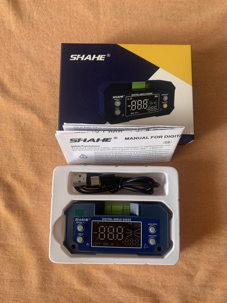 Кутомір цифровий Shahe 5346 двохосний вимір.