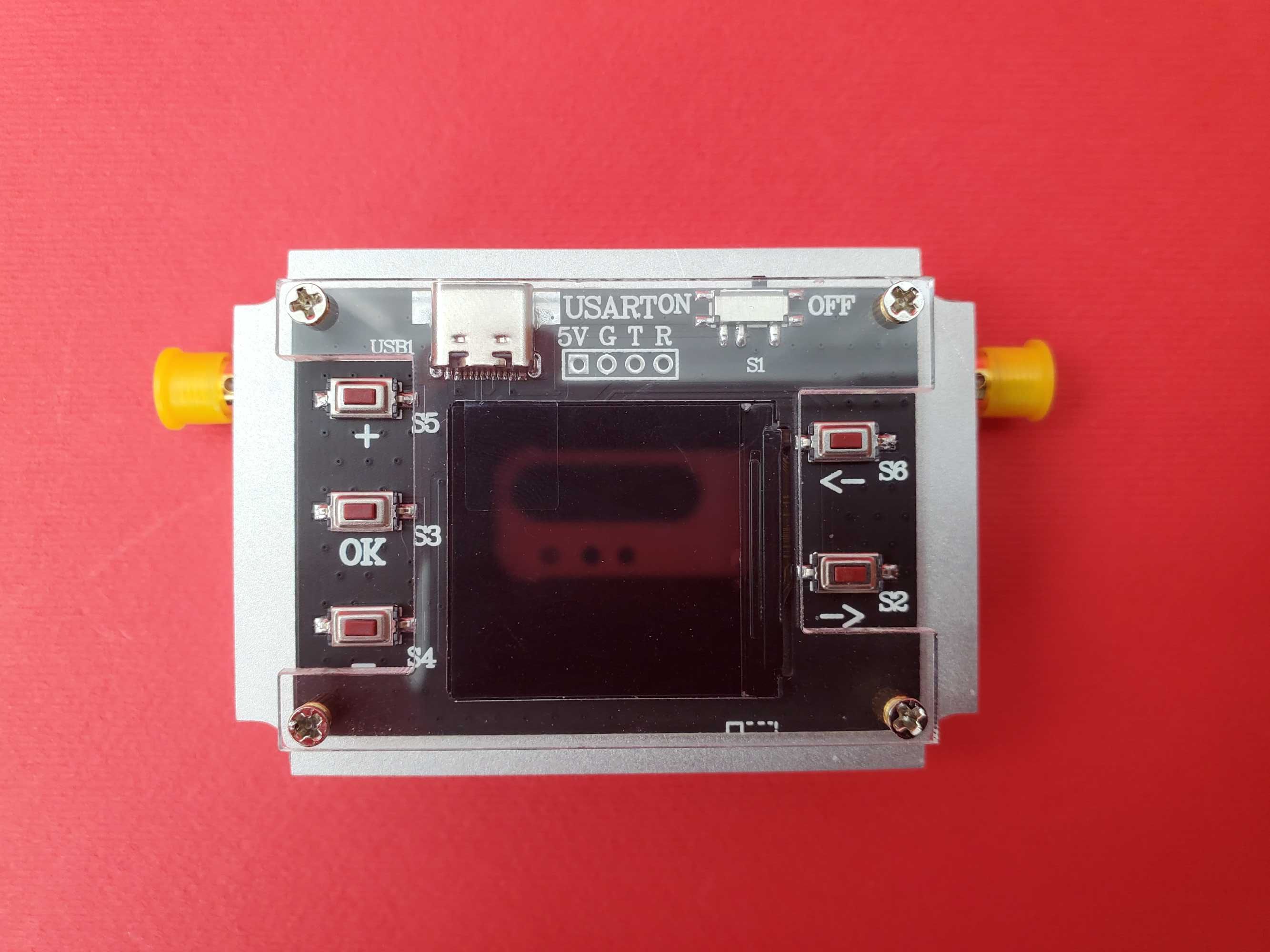 Цифровой программируемый аттенюатор DC:8GHz; 90dB; шаг: 0.25dB