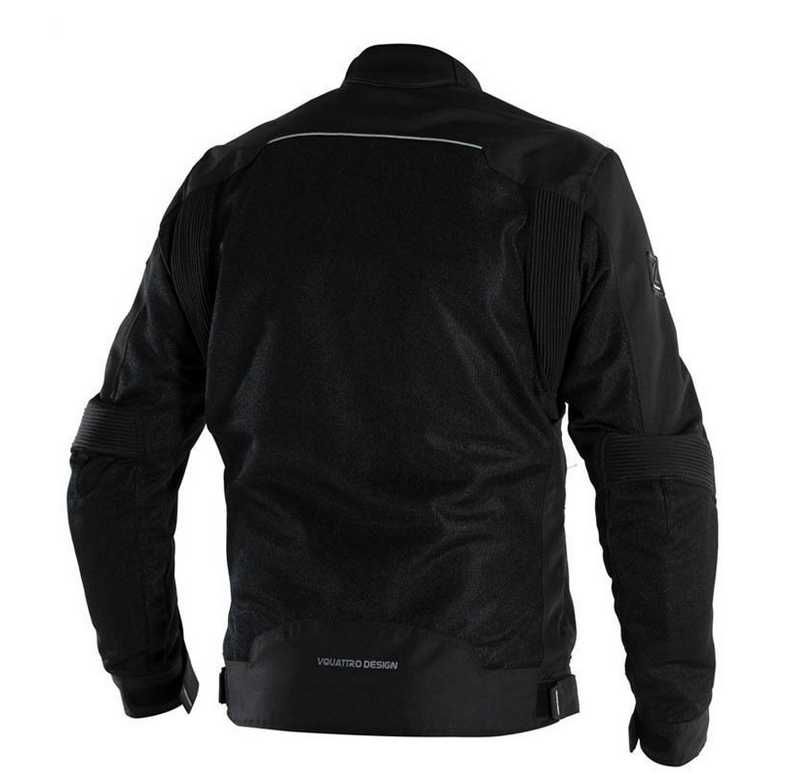 Blusão verão moto com proteções VQUATTRO VE-21 - NEGRO - L