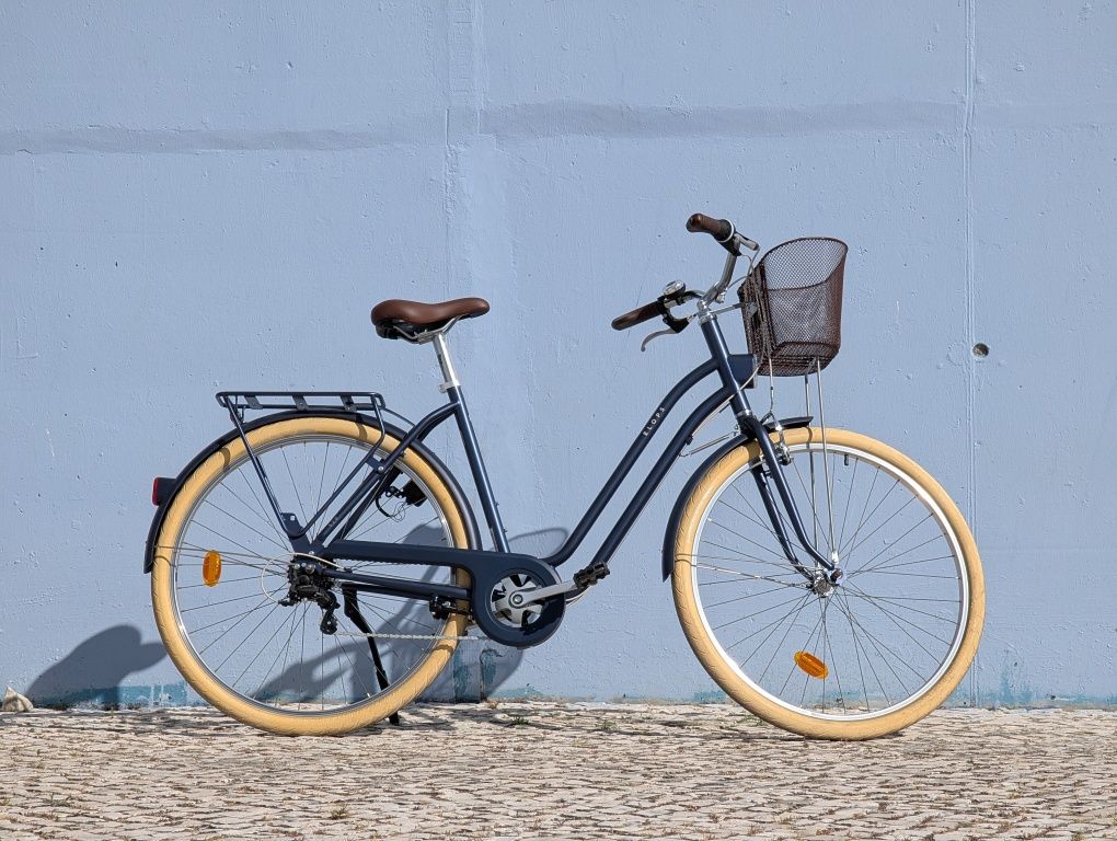 Bicicleta citadina clássica Elops 520 (L/XL)