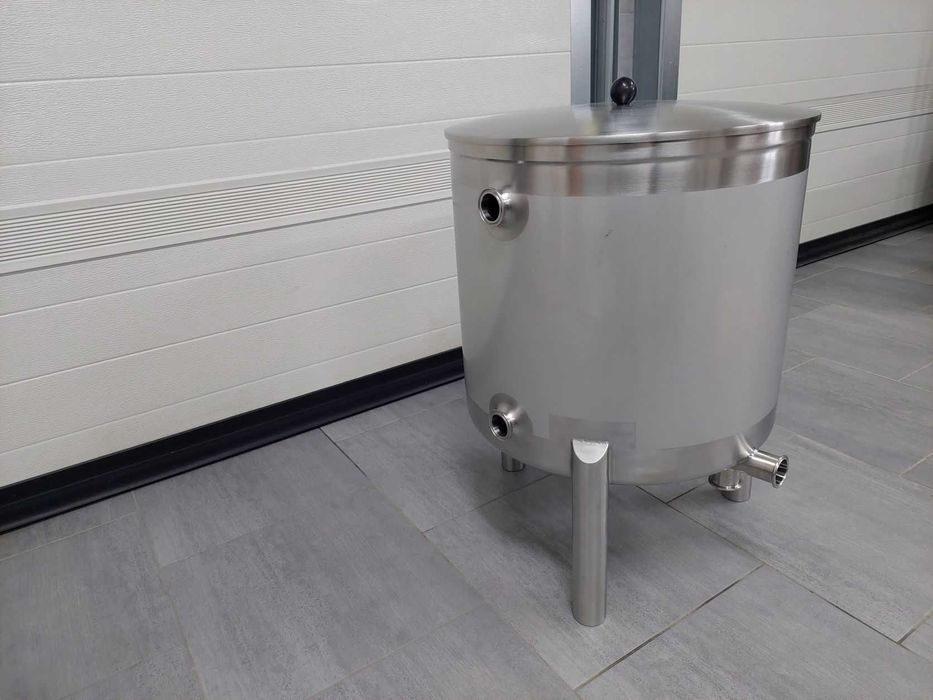 Bufor 1000L inox stal nierdzewna 316 z wężownicą.