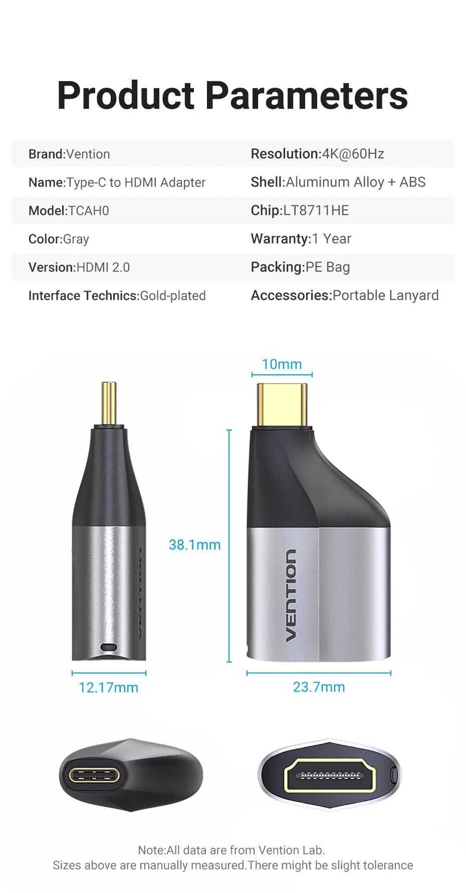 Переходник, адаптер Type-C - HDMI