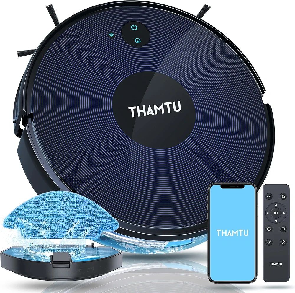 Thamtu g2 robot sprzątający mopujący 2 w 1 aplikacja wifi