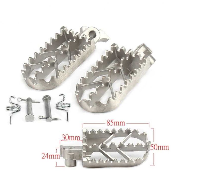 Podnóżki stopki Gas Gas Yamaha YZ 85/125/250 YZF WR 250/400 XT 660