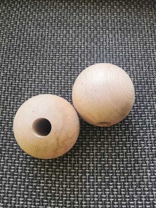 Kule drewniane toczone fi 9 cm