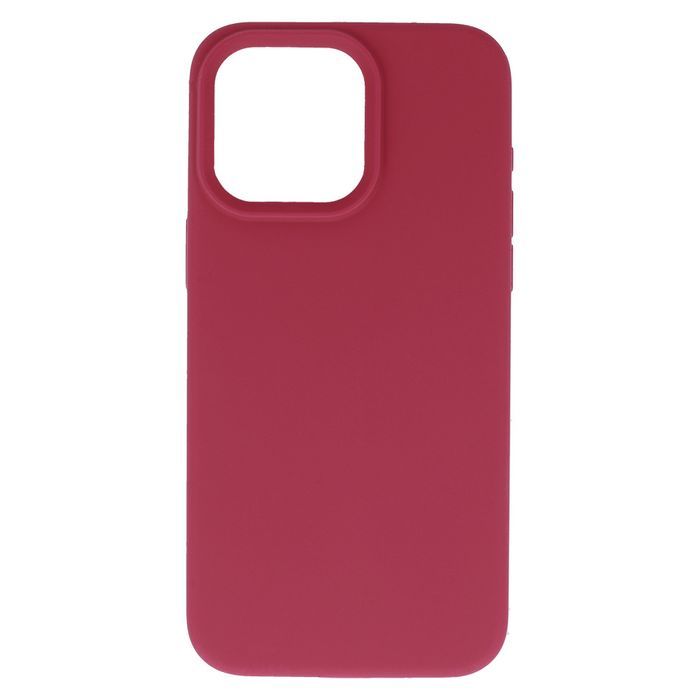 Silicone Lite Case Do Iphone 15 Bordowy