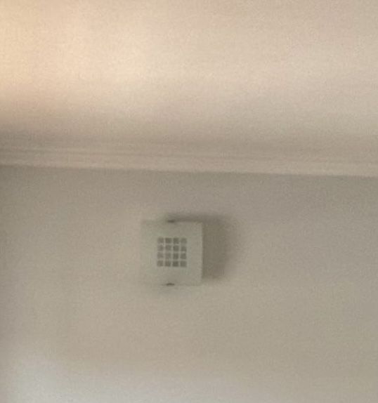 Aplique de parede em vidro fosco