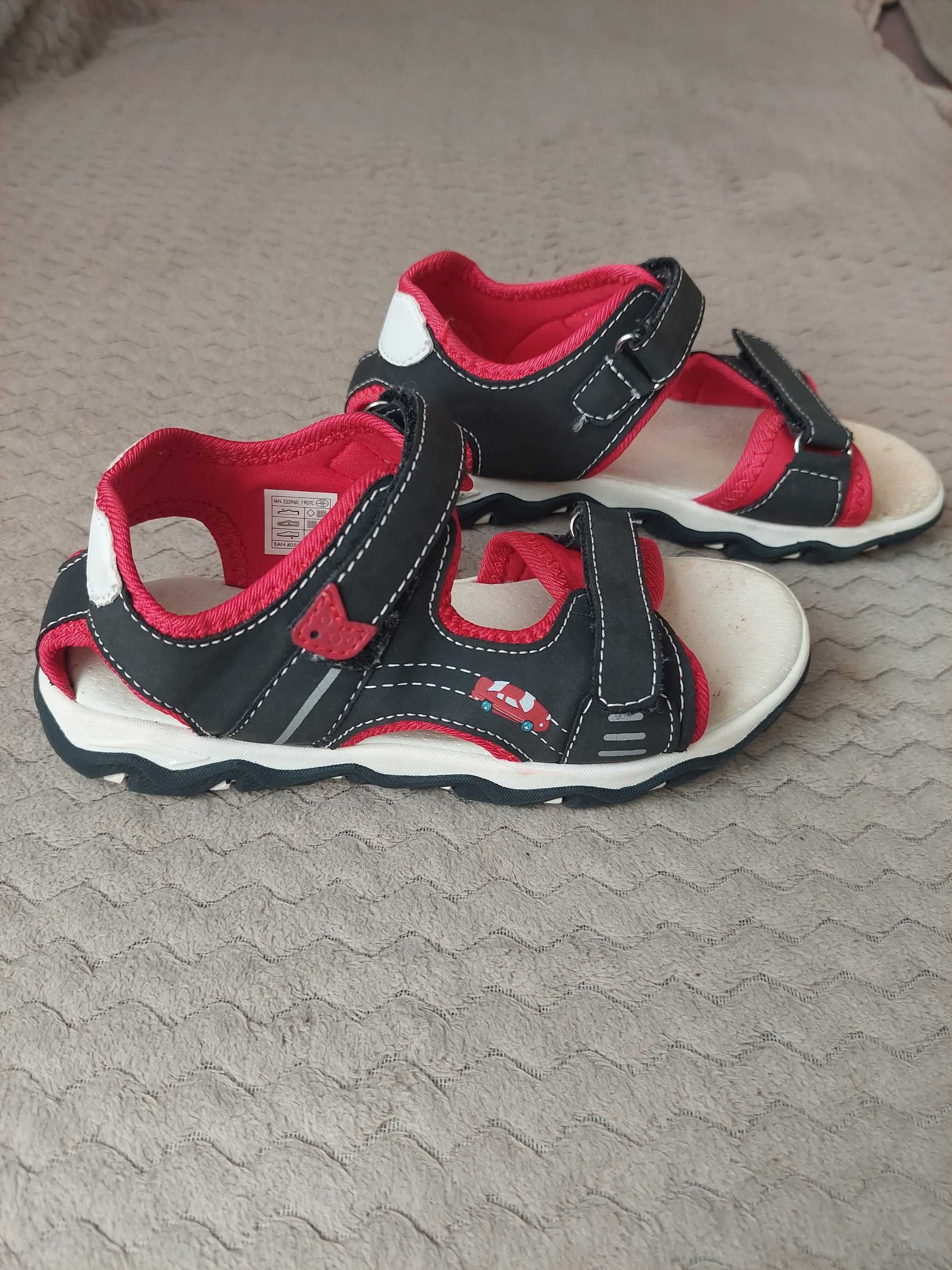buty na lato na paskach sandały dla chłopca rozmiar 30