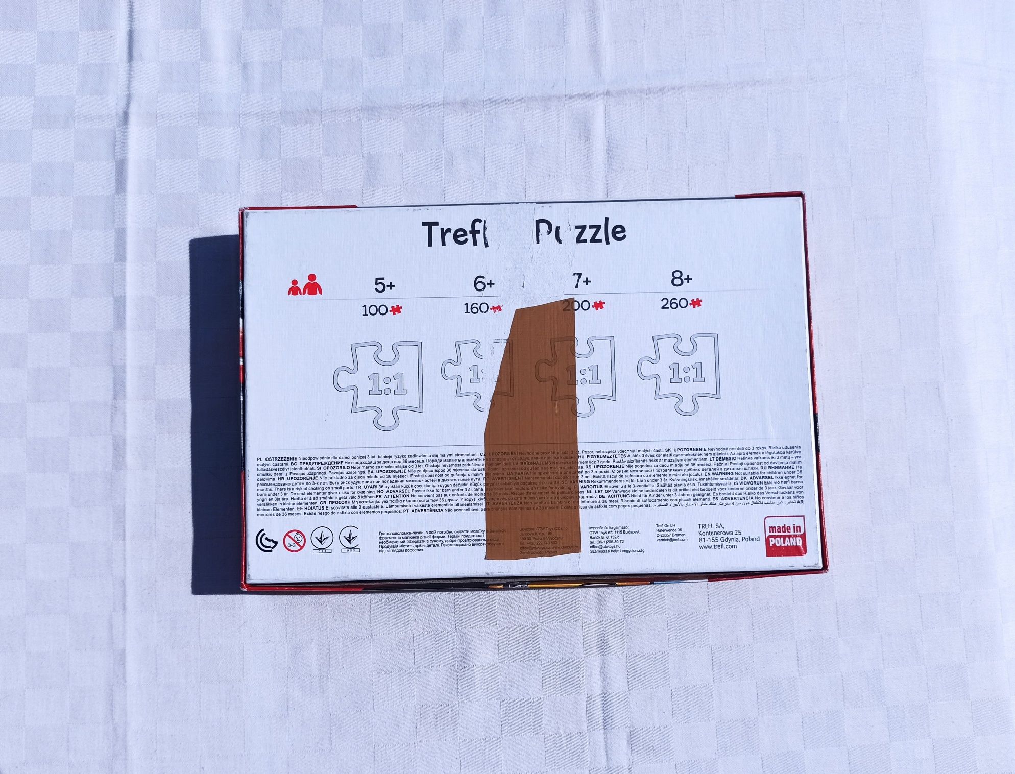 Puzzle 160 Trefl Auta Cars Zygzak McQueen 6+