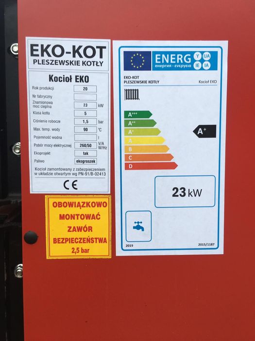Piec piece kocioł na drewno węgiel 23 kw 10 12 19KW