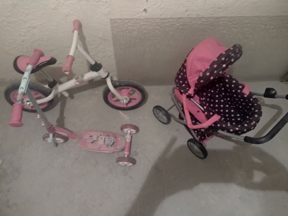 Zestaw hulajnoga i rowerek biegowy
